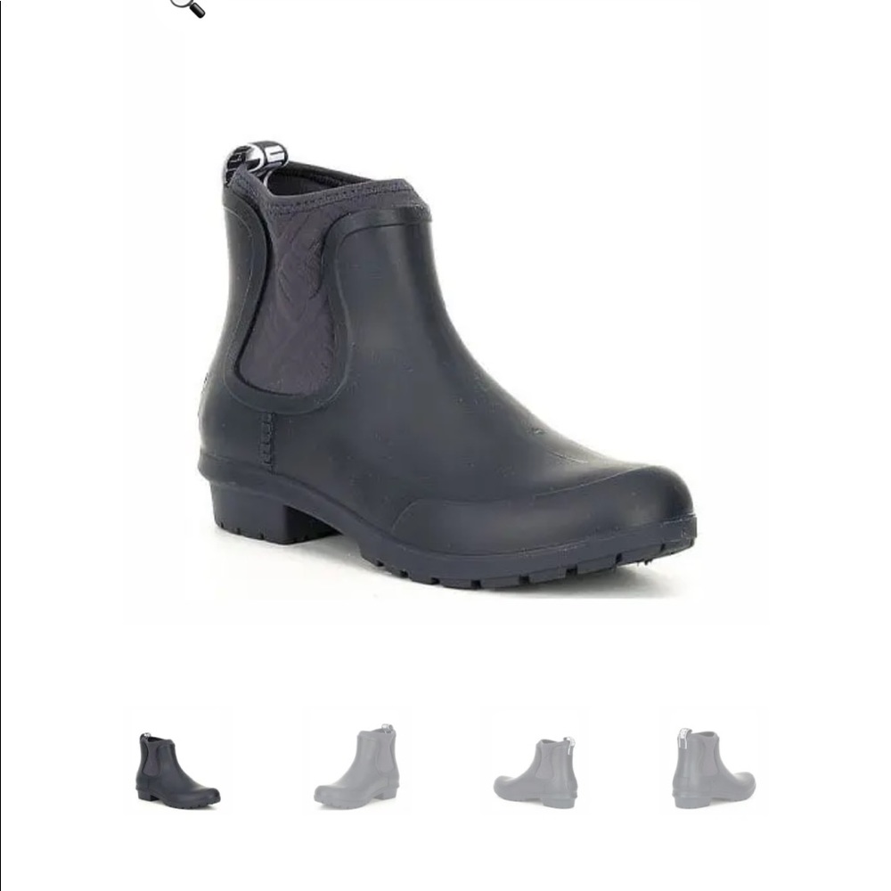 UGG Chevonne Ankle Rain Boot Navy 7